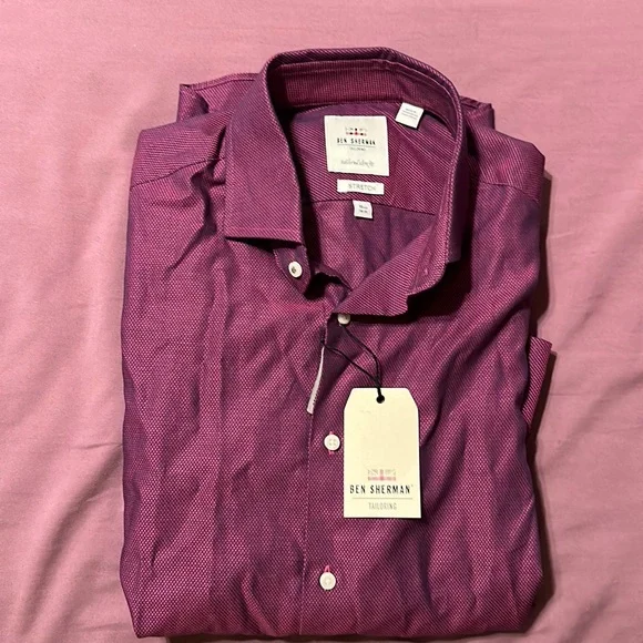 ben sherman skinny fit dress shirt DUER Men's No Sweat Slim main image 1